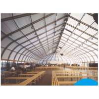 large 40x60 stronger aluminum  metal curved party tent aluminum constructions military tents