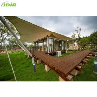 New Design Safari Tent Luxury Canvas Glamping Tents Camping Outdoor Eco Sustainable Resort